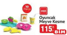 MGS OYUNCAK MEYVE KESME 10 PARÇA